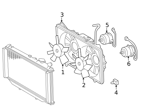 Cooling Fan for 1998 Lexus GS300 #0