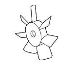 1636146080 - Cooling System: Fan Blade for Lexus: GS300, GS400, GS430, IS300 Image