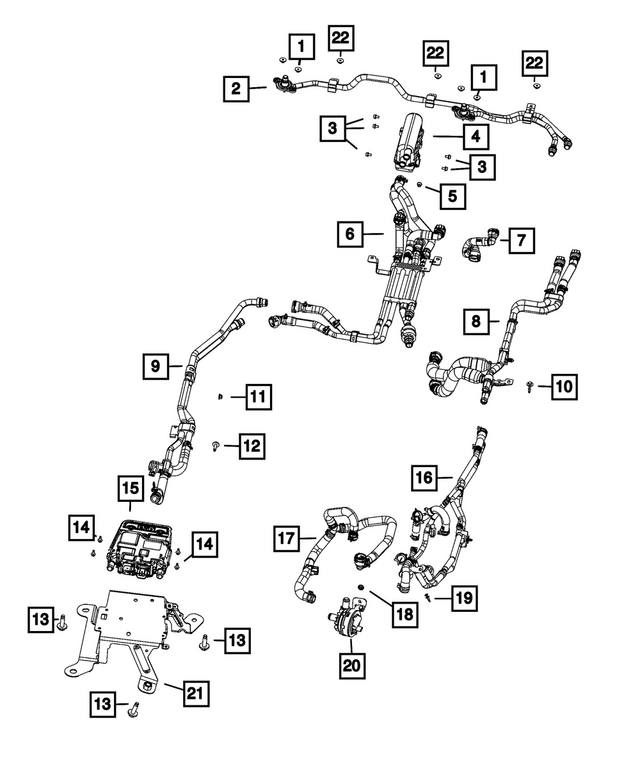 68617741AA - : Auxiliary Coolant Pump for Mopar Image