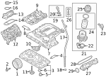 6M115441G - Engine: Oil Filter Housing Gasket for Audi Image