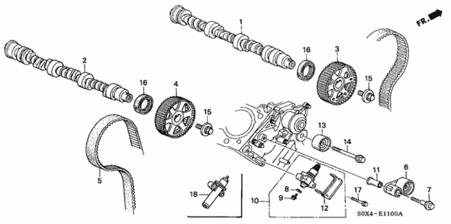 Camshaft - Timing Belt for 2004 Honda Odyssey #0