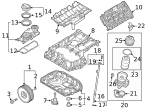 6M115441G - Engine: Oil Filter Housing Gasket for Audi Image