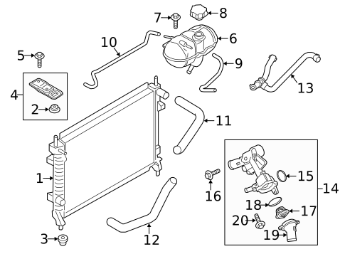 Radiators, Coolers & Related Components for 2015 Ford Mustang #0