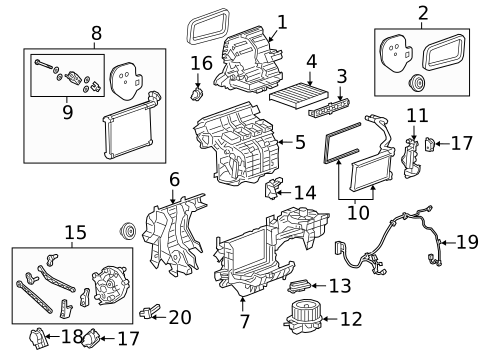 Condenser, Compressor & Lines for 2022 Chevrolet Silverado 1500 LTD #66