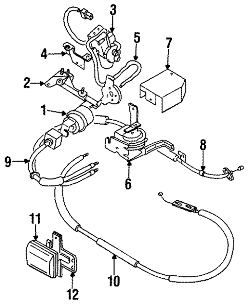 Cruise Control System for 1996 Mitsubishi Galant #0