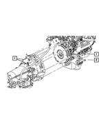 6509031AA - NAG1; W5A580; 5-Speed; Automatic Transmission: Hex Head Bolt And Washer for Mopar Image