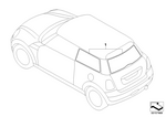 51460430717 - Retrofitting / Conversion / Accessories: Sunscreen-Film for Mini Image
