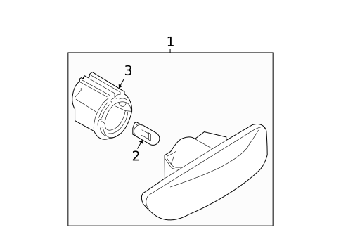 Side Repeater Lamps for 2005 Volvo XC90 #0