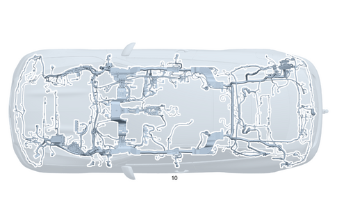 Frame Floor Unit Main Cable Harness for 2024 Mercedes-Benz GLE53 AMG #0