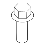 7143428231 - Body: Center Support Screw for BMW: 325i, 325xi, 328i, 328i xDrive, 328xi, 330i, 330xi, 335d, 335i, 335i xDrive, 335is, 335xi, 640i, 640i Gran Coupe, 640i xDrive, 640i xDrive Gran Coupe, 650i, 650i Gran Coupe, 650i xDrive, 650i xDrive Gran Coupe, M3, M6, M6 Gran Coupe, X1, Z4 Image