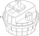 65755B61723 - Electrical: Alarm Horn for Mini: Cooper, Cooper Clubman, Cooper Countryman, Countryman Image