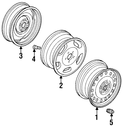 Wheels for 1998 Isuzu Oasis #0
