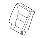 893701U010SAL - Body: Seat Back Cover for Kia: Sorento Image