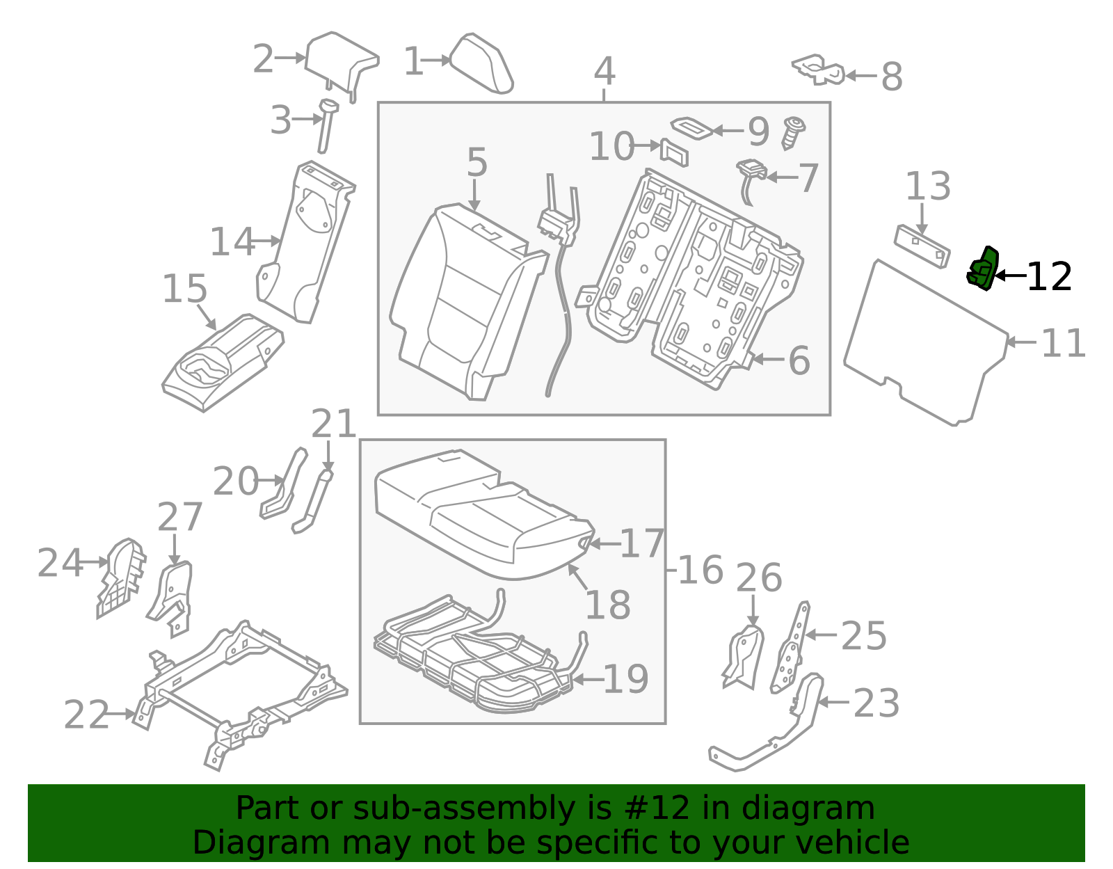 89375-1U410VA - Bezel 2011-2013 Kia Sorento | Kia.Parts Store