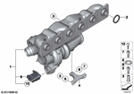 11657636424 - : Exhaust Turbocharger for BMW: 135i, 335i, 335iX, 335xi, Hybrid 3, M235i, X1 35iX Image