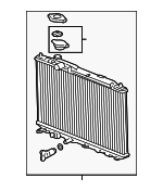 19010RW0A51 - : Radiator Assembly for Honda: Civic Image