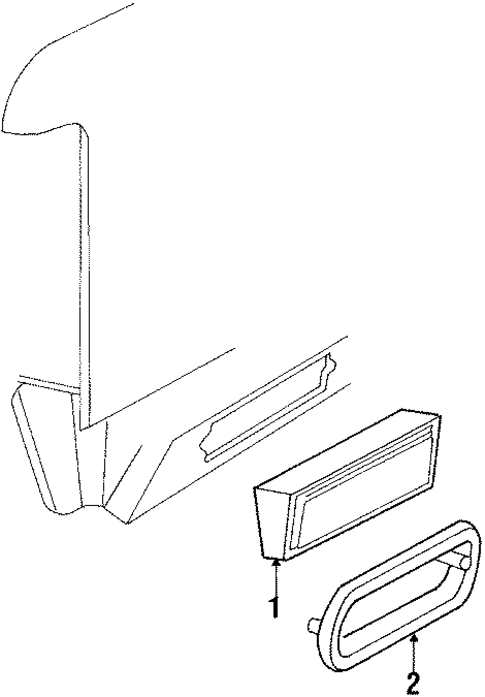 Side Marker Lamps for 1986 Lincoln Town Car #0