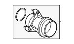 11655A585A8 - Engine: Turbocharger Adapter for BMW Image