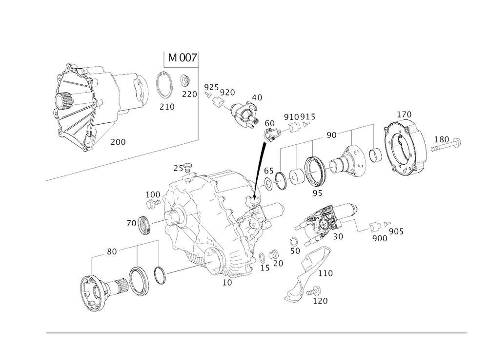 164-280-00-67 - Vibration Absorber 2007-2011 Mercedes-Benz