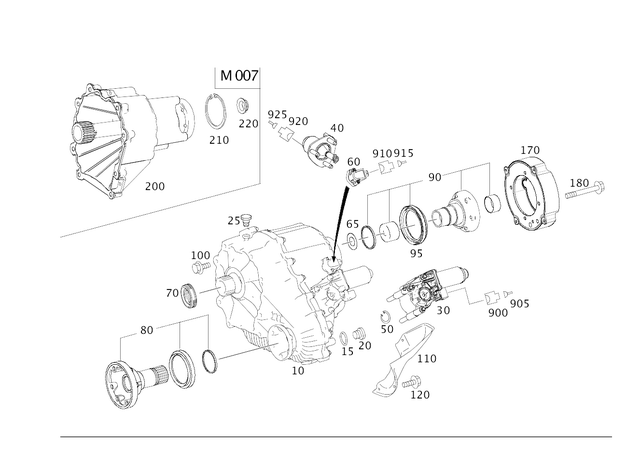 1662800800 - Transfer Case: Long. Transfer Case for Mercedes-Benz Image image