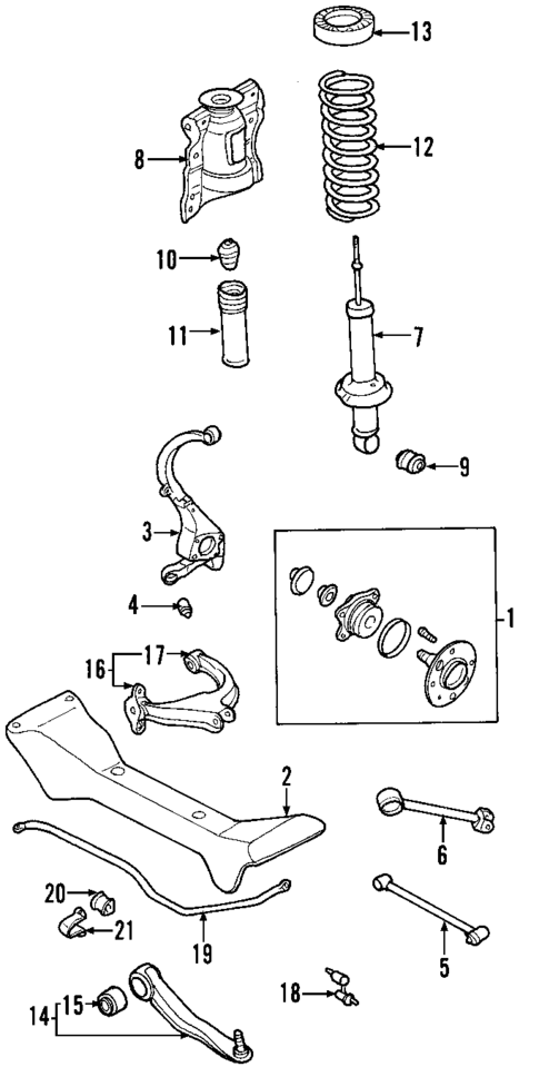 Rear Suspension for 2005 Kia Optima #1