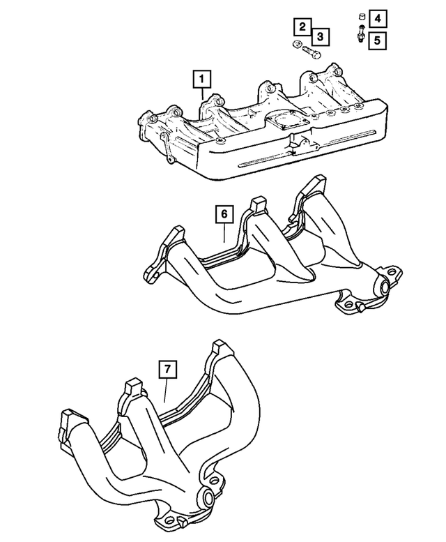4854197AB - Engine 4.0L Six Cylinder: Intake Manifold for Mopar Image