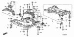 90176S5A000 - Body/Air Conditioning: BOLT, FLANGE (10X30) for Honda Image image