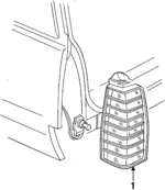 918088 - Electrical: Tail Lamp Assembly for Pontiac: J2000 Sunbird, Sunbird Image