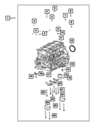 6510012AA - Engine: Pipe Plug for Chrysler: 200 | Dodge: Dart | Fiat: 500X | Jeep: Cherokee, Compass, Renegade | Ram: ProMaster City Image