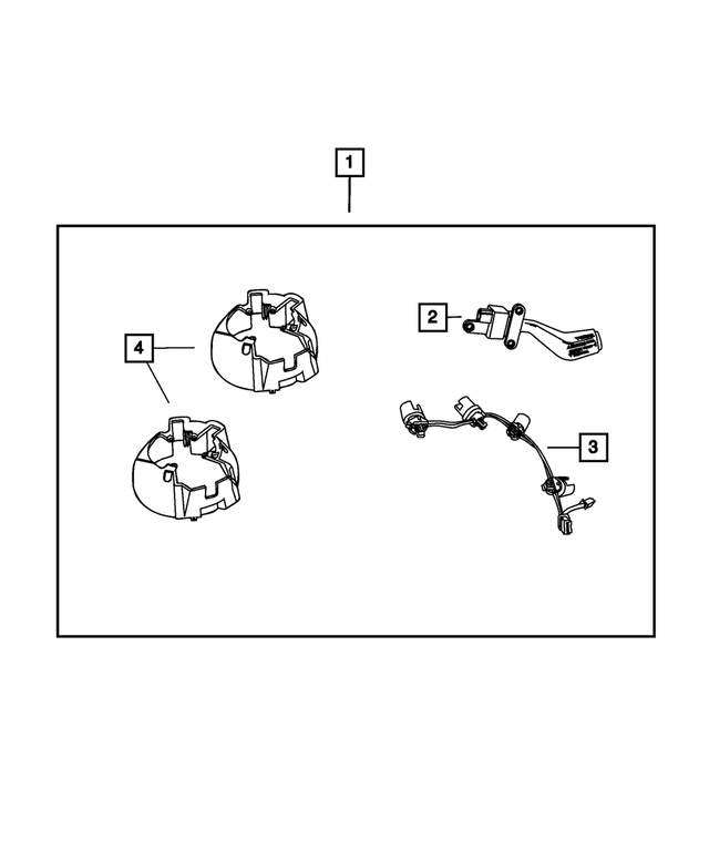 6KK05ZJ8AA - Mopar Accessories - Component Parts: Steering Wheel Back Cover for Mopar Image