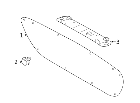 Interior Trim for 2020 Mitsubishi Mirage #0