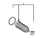 32105A48471 - Steering: Boot Kit for BMW Image