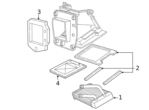 Heater for 1993 Ford E-350 Econoline #0