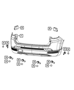 68658290AA - : Blind Spot Detection Module for Jeep: Compass Image