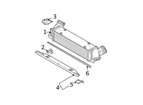 Intercooler for 2011 BMW 335d #0