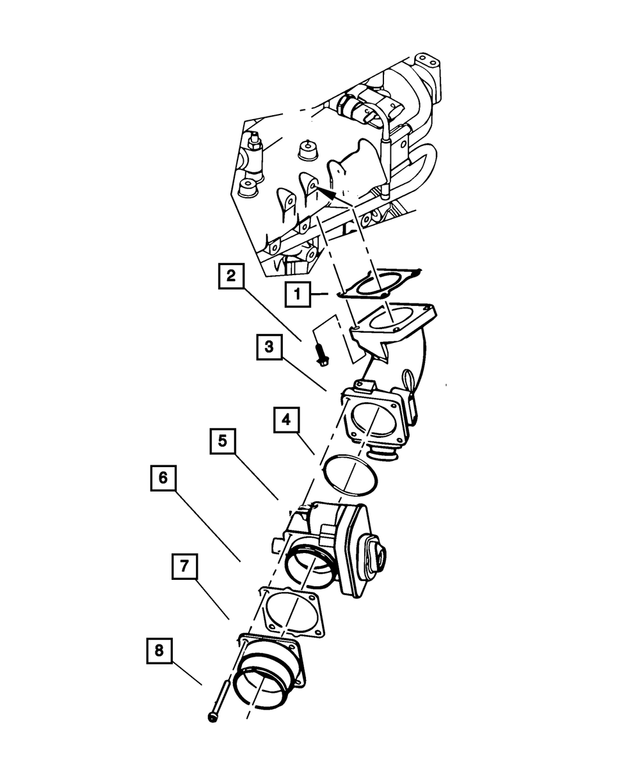 5142813AA - : Intake Throttle Adapter for Mopar Image