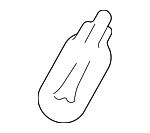 1864227008N - Electrical: Backup Lamp Bulb for Hyundai: Accent, Elantra, Excel, Santa Fe, Scoupe, Sonata, Tiburon, Veracruz, XG300, XG350 Image