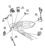 4671789AC - Electrical: Clockspring for Mopar Image