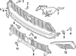 PR3Z17K945AA - : Lower Grille for Ford: Mustang Image