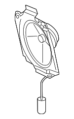 15176760 - Body: Rear Dr Speaker for GM Image