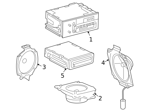 Sound System for 2001 Chevrolet Blazer #0