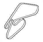 252123C200 - Cooling System: Serpentine Belt for Kia: Borrego, Sorento Image