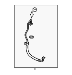 977621U100 - HVAC: Discharge Hose for Hyundai: Santa Fe Image