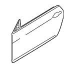 41517200569 - Body: Door Shell for BMW: 328i, 328i xDrive, 328xi, 335i, 335i xDrive, 335is, 335xi, M3 Image