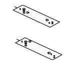 7L6898200 - Body: Rear Rail Mount Kit for Volkswagen: Touareg Image
