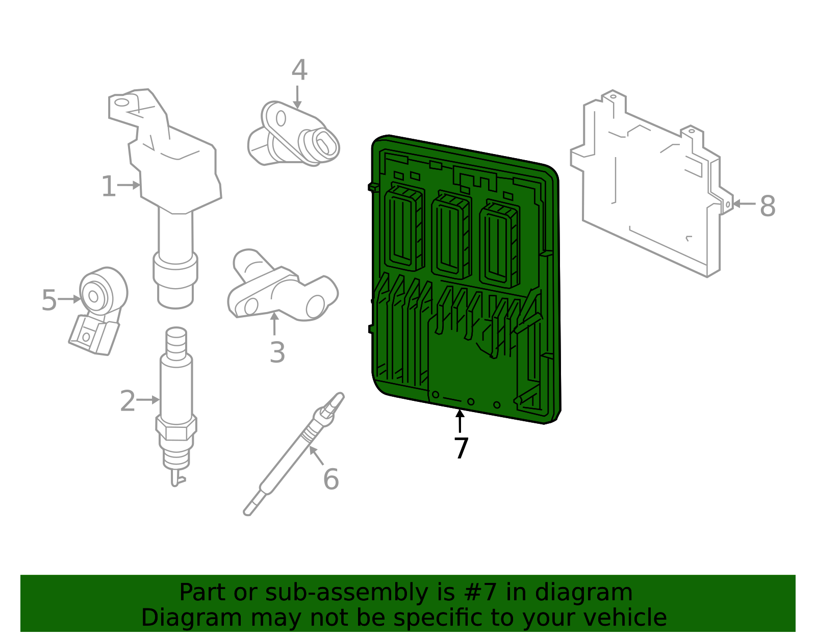 Engine Control Module 12721351 | Chevy OEM Parts