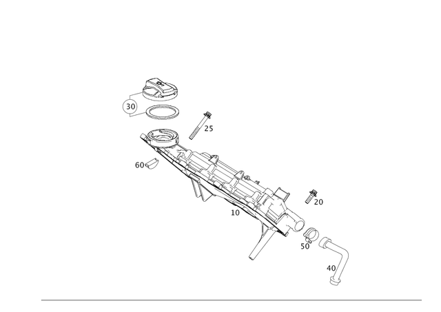 1600100230 - Engine Housing: Parts Kit, Cyl. Head Cov for Smart Image image