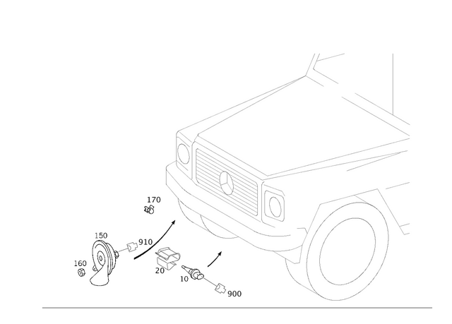 65421220 - Electrical Equipment and Instruments: Horn for Mercedes-Benz: 180C, C220, C230, C240, C280, C32 AMG, C320, C350, C43 AMG, C55 AMG, CL500, CL55 AMG, G55 AMG, G550, GL320, GL550, ML320, ML350, ML450, ML500, ML55 AMG, ML550, ML63 AMG, S430, S55 AMG, SL500, SL55 AMG, SL550, SL600, SL63 AMG, SL65 AMG Image image
