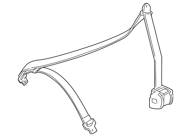 Lap & Shoulder Belt - BMW (72-11-8-407-991)