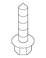 L170510E3 - Electrical: Control Module Screw for Mazda: 5, CX-5, CX-9 Image